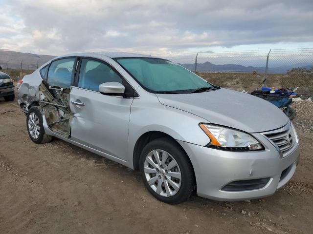 1N4AB7AP3DN909559 - 2013 NISSAN SENTRA S SILVER photo 4