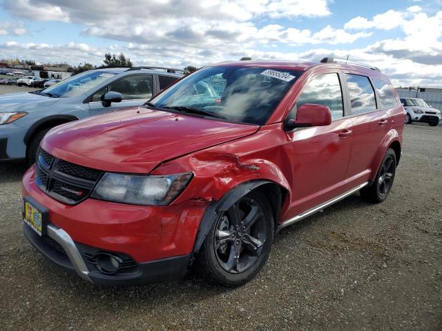 3C4PDDGG6JT522990 - 2018 DODGE JOURNEY CROSSROAD RED photo 1