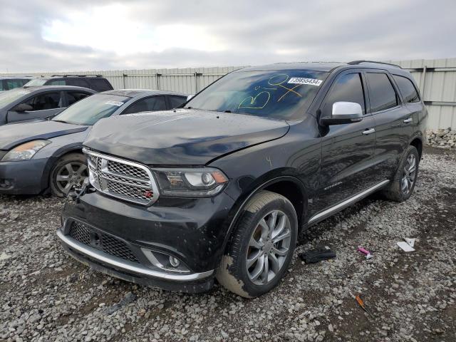 1C4RDJEG7GC403537 - 2016 DODGE DURANGO CITADEL BLACK photo 1