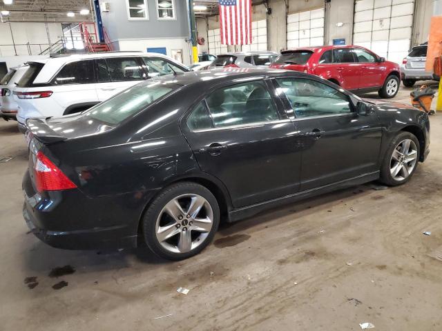 3FAHP0KC6AR410864 - 2010 FORD FUSION SPORT BLACK photo 3