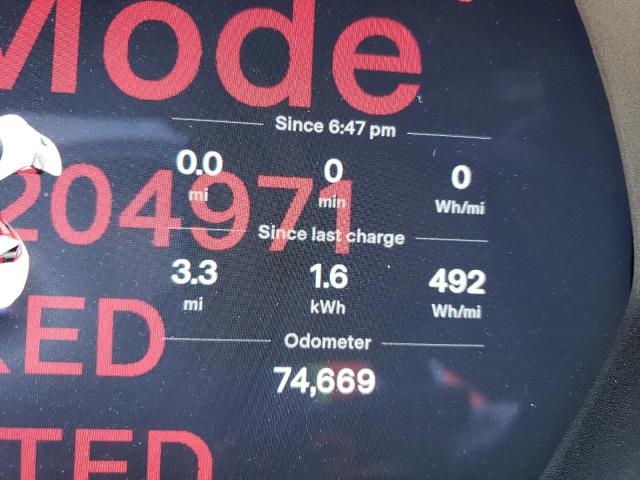 5YJSA1E2XHF204971 - 2017 TESLA MODEL S Սպիտակ լուսանկար 9