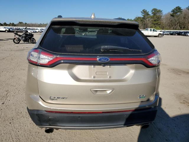 2FMPK3J91JBC04633 - 2018 FORD EDGE SEL GOLD photo 6