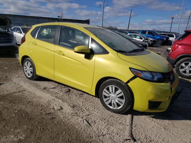 JHMGK5H51GX005441 - 2016 HONDA FIT LX YELLOW photo 4