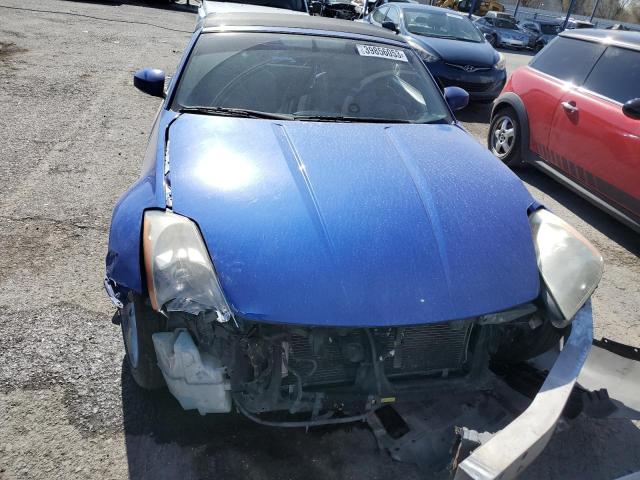 JN1AZ36A34T015000 - 2004 NISSAN 350Z ROADSTER BLUE photo 5