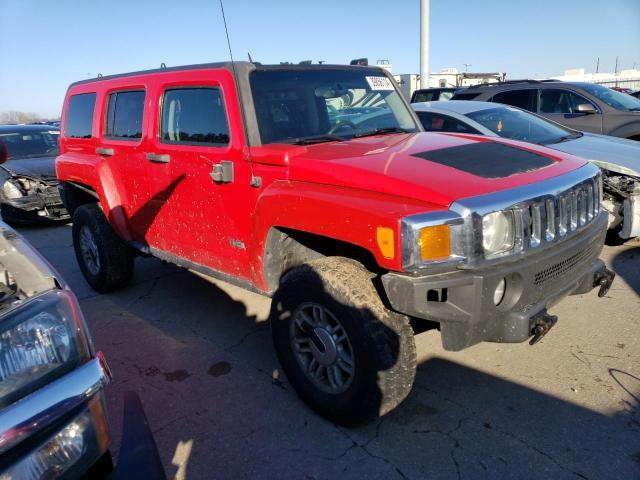 5GTDN136668100339 - 2006 HUMMER H3 RED photo 4