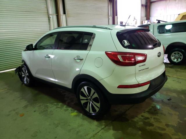 KNDPC3A28D7498565 - 2013 KIA SPORTAGE EX WHITE photo 2