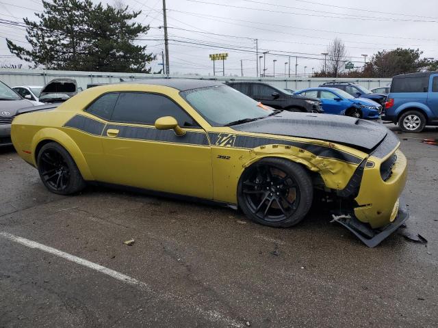 2C3CDZFJ3MH606694 - 2021 DODGE CHALLENGER R/T SCAT PACK YELLOW photo 4