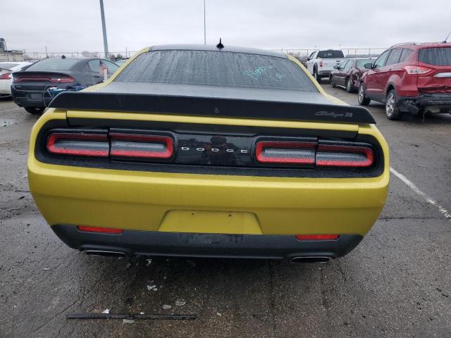 2C3CDZFJ3MH606694 - 2021 DODGE CHALLENGER R/T SCAT PACK YELLOW photo 6