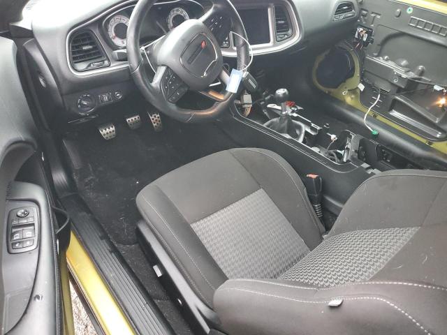 2C3CDZFJ3MH606694 - 2021 DODGE CHALLENGER R/T SCAT PACK YELLOW photo 8