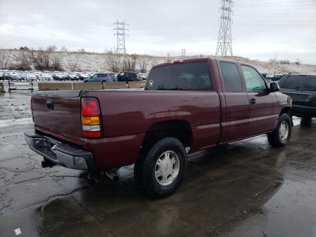 1GTEK19T11E124396 - 2001 GMC NEW SIERRA K1500 BURGUNDY photo 3