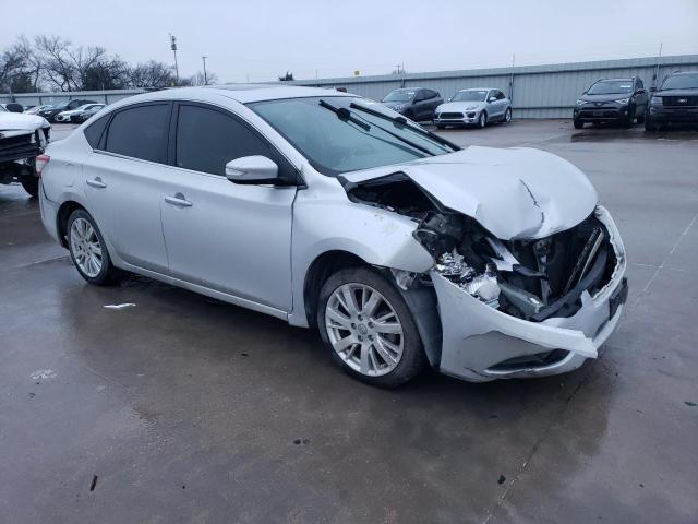 3N1AB7AP3DL612417 - 2013 NISSAN SENTRA S SILVER photo 4