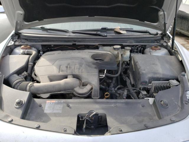 1G1ZC5E03CF332321 - 2012 CHEVROLET MALIBU 1LT ვერცხლისფერი ფოტო 11