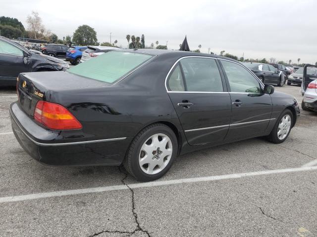 JTHBN30F910003754 - 2001 LEXUS LS 430 BLACK photo 3