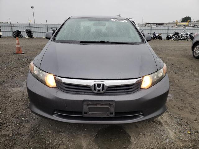 19XFB2F5XCE388983 - 2012 HONDA CIVIC LX GRAY photo 5