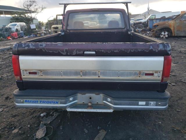 1FTDF15Y0NLA88638 - 1992 FORD F150 PURPLE photo 6