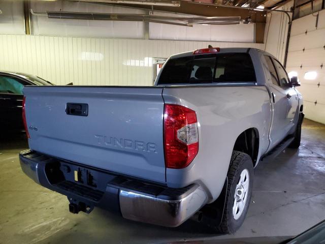5TFUY5F14LX932589 - 2020 TOYOTA TUNDRA DOUBLE CAB SR/SR5 SILVER photo 3