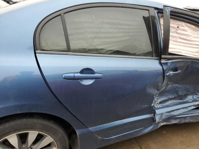 2HGFA16989H503501 - 2009 HONDA CIVIC EXL Կապույտ լուսանկար 10