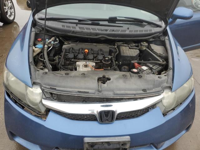 2HGFA16989H503501 - 2009 HONDA CIVIC EXL BLUE photo 11