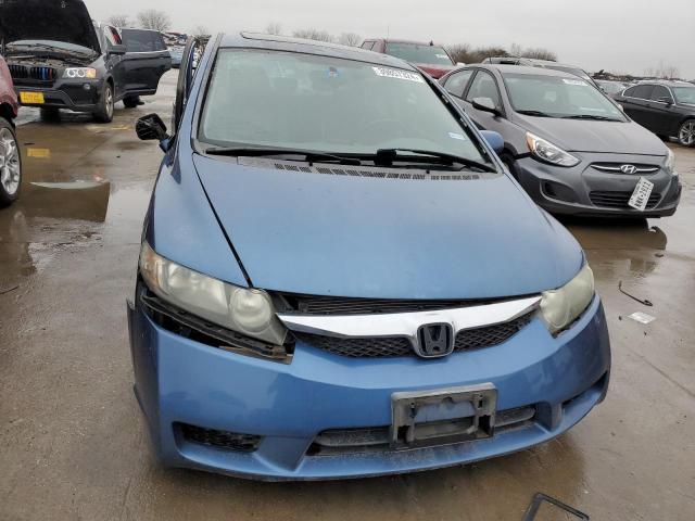 2HGFA16989H503501 - 2009 HONDA CIVIC EXL BLUE photo 5