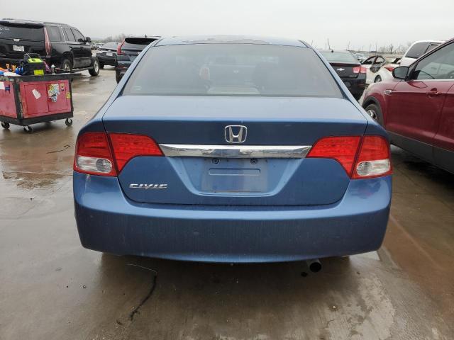 2HGFA16989H503501 - 2009 HONDA CIVIC EXL Կապույտ լուսանկար 6