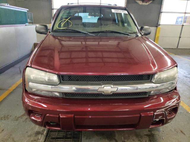 1GNDT13S742337942 - 2004 CHEVROLET TRAILBLAZE LS BURGUNDY photo 5