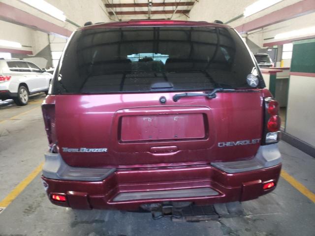 1GNDT13S742337942 - 2004 CHEVROLET TRAILBLAZE LS BURGUNDY photo 6