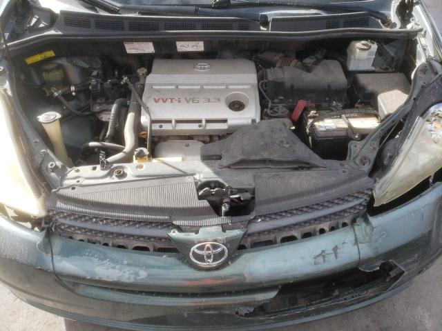 5TDZA23C64S202866 - 2004 TOYOTA SIENNA CE GREEN photo 12