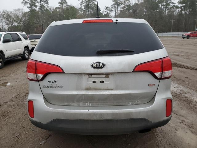 5XYKT3A65EG547321 - 2014 KIA SORENTO LX GRAY photo 6