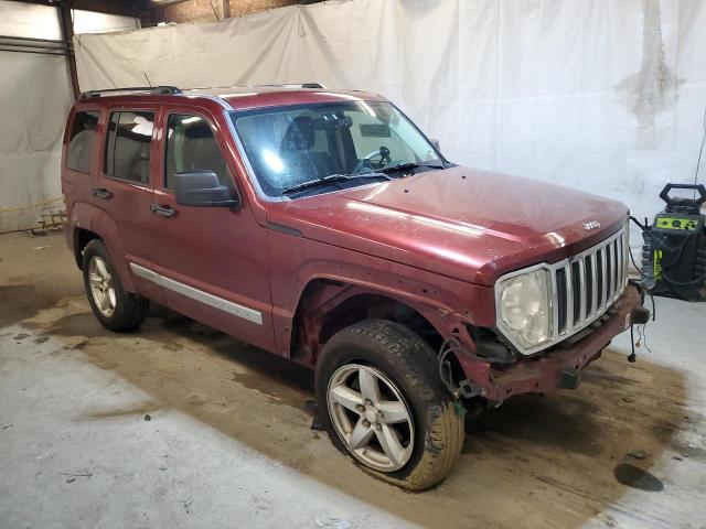 1J8GN58K58W108196 - 2008 JEEP LIBERTY LIMITED BURGUNDY photo 4