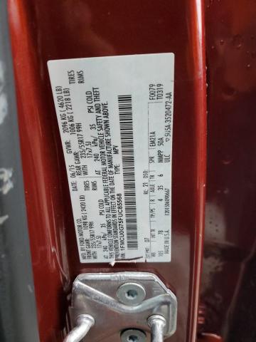 1FMCU0G75FUC85568 - 2015 FORD ESCAPE SE RED photo 13