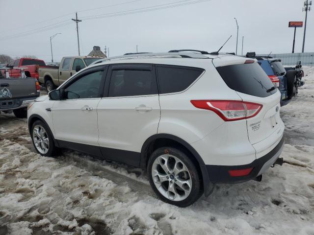 1FMCU9J92DUB63973 - 2013 FORD ESCAPE TITANIUM WHITE photo 2