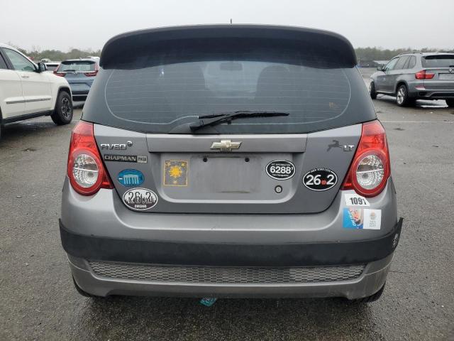 KL1TG6DE4AB119667 - 2010 CHEVROLET AVEO LT GRAY photo 6