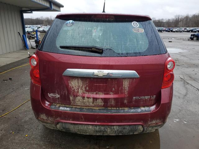 2CNALBEW8A6412840 - 2010 CHEVROLET EQUINOX LS BURGUNDY photo 6