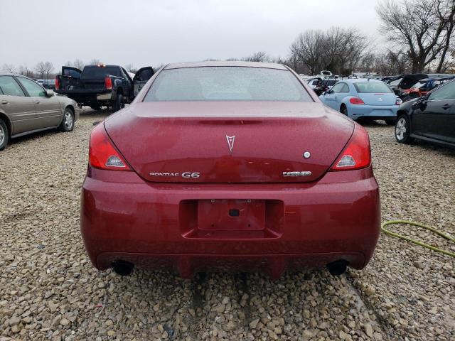 1G2ZM177294176952 - 2009 PONTIAC G6 GXP BURGUNDY photo 6