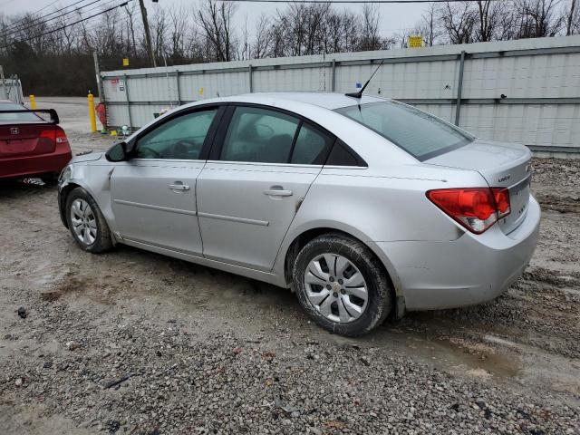 1G1PC5SH5C7381841 - 2012 CHEVROLET CRUZE LS SILVER photo 2