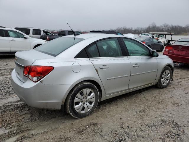 1G1PC5SH5C7381841 - 2012 CHEVROLET CRUZE LS SILVER photo 3