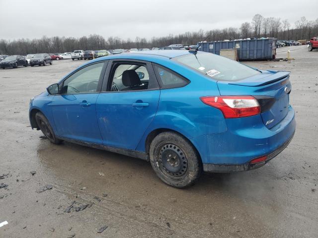 1FAHP3F24CL447187 - 2012 FORD FOCUS SE BLUE photo 2