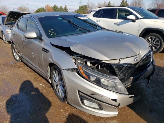 5XXGM4A79EG300406 - 2014 KIA OPTIMA LX SILVER photo 1