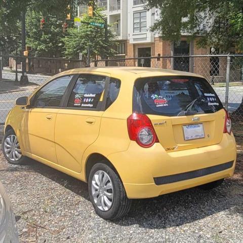 KL1TD66E69B628726 - 2009 CHEVROLET AVEO LS YELLOW photo 3