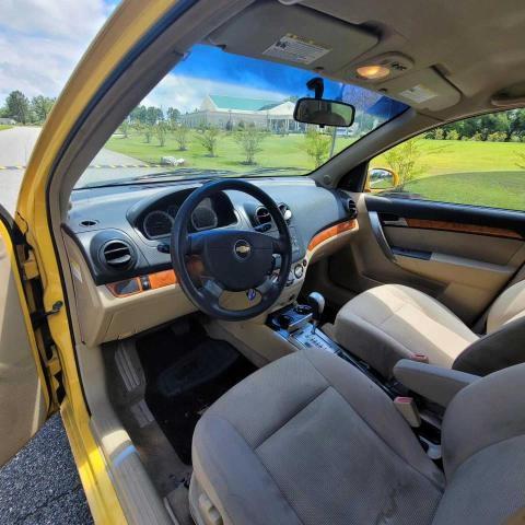 KL1TD66E69B628726 - 2009 CHEVROLET AVEO LS Sarı foto 5