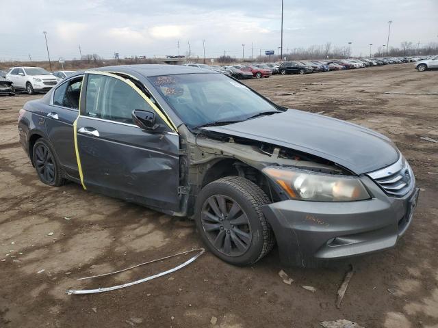 1HGCP3F88BA005369 - 2011 HONDA ACCORD EXL GRAY photo 4