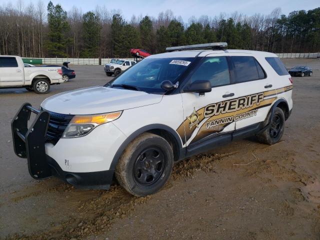 1FM5K8AR8DGA38466 - 2013 FORD EXPLORER POLICE INTERCEPTOR WHITE photo 1