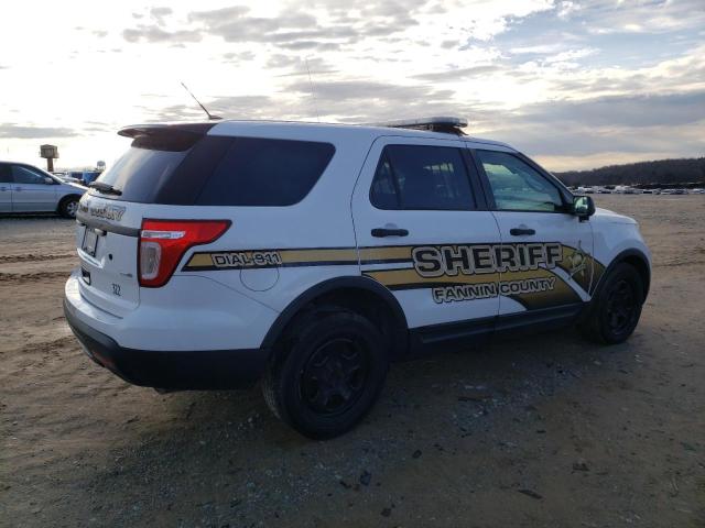 1FM5K8AR8DGA38466 - 2013 FORD EXPLORER POLICE INTERCEPTOR WHITE photo 3