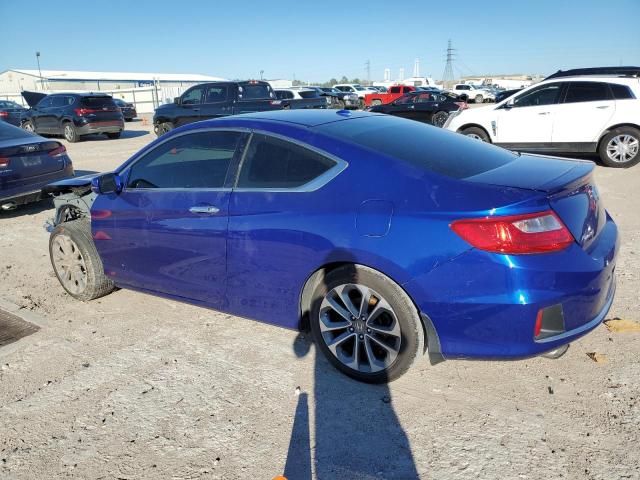 1HGCT2B81DA012582 - 2013 HONDA ACCORD EXL BLUE photo 2