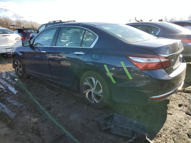 1HGCR2F3XHA237148 - 2017 HONDA ACCORD LX BLUE photo 2