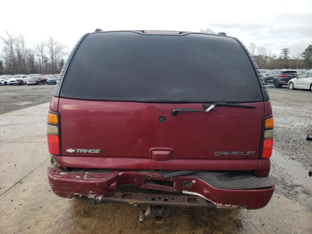 1GNEC13Z94R153725 - 2004 CHEVROLET TAHOE C1500 BURGUNDY photo 6