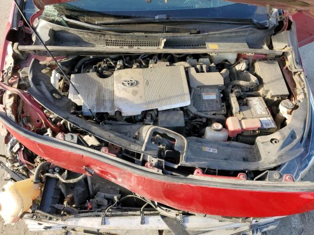 JTDKARFP2H3040055 - 2017 TOYOTA PRIUS PRIM 红色 照片 11
