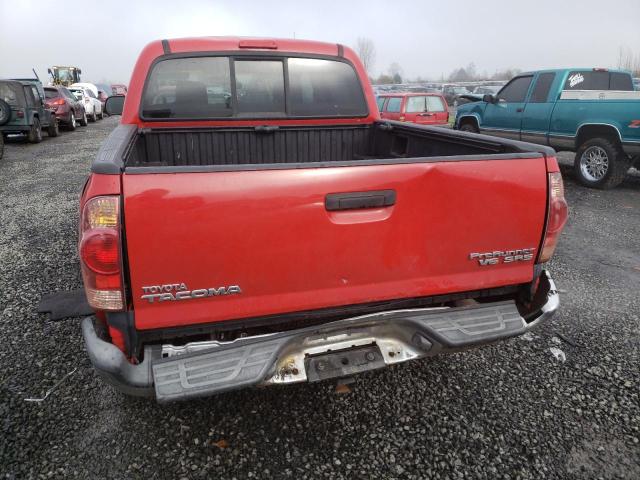 5TEJU62N16Z314141 - 2006 TOYOTA TACOMA DOUBLE CAB PRERUNNER RED photo 6