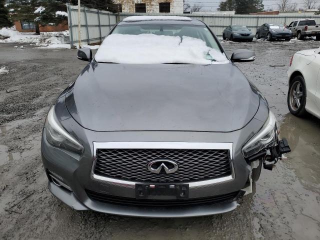 JN1EV7AR5GM341543 - 2016 INFINITI Q50 PREMIUM GRAY photo 5