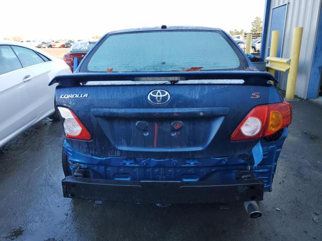 1NXBU40E09Z061561 - 2009 TOYOTA COROLLA BASE BLUE photo 6